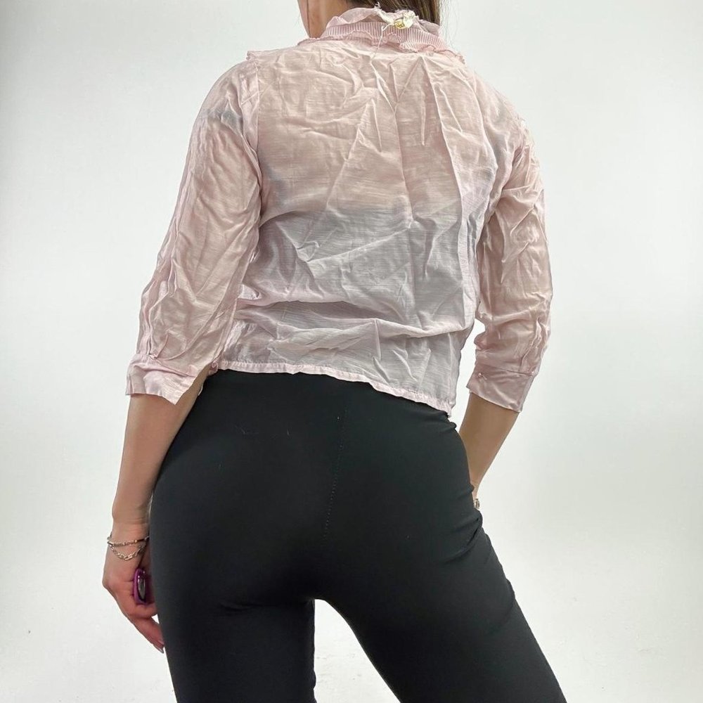 Delicate chiffon ruffle blouse - Picture 3 of 4